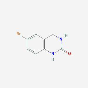 molecular formula C8H7BrN2O B1376249 6-Bromo-3,4-dihydroquinazolin-2(1H)-one CAS No. 1246765-38-7