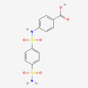 Benzoic acid, 4-(((4-(aminosulfonyl)phenyl)sulfonyl)amino)-