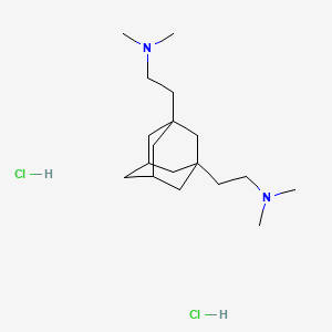 Adamantane, 1,3-bis(2-dimethylaminoethyl)-, dihydrochloride