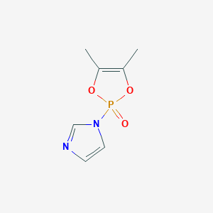 2-(1H-Imidazol-1-yl)-4,5-dimethyl-2H-1,3,2lambda~5~-dioxaphosphol-2-one