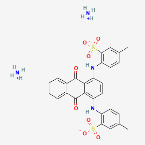 Diammonium 4,4'-[(9,10-dihydro-9,10-dioxo-1,4-anthrylene)diimino]bis(toluene-3-sulfonate)