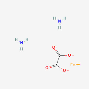 molecular formula C2H6FeN2O4 B13762605 Iron, diammine(ethanedioato(2-)-O,O')-, (T-4)- CAS No. 67619-85-6