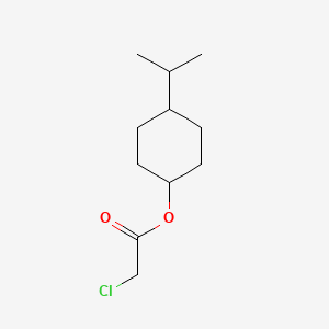 molecular formula C11H19ClO2 B13762609 Acetic acid, chloro-, 4-isopropylcyclohexyl ester CAS No. 64046-45-3