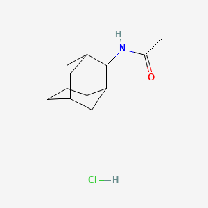 molecular formula C12H20ClNO B13762612 Acetamide, N-(2-adamantyl)-, hydrochloride CAS No. 74525-98-7