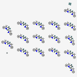 Hexa(2-(3-(1,3-dihydro-1,3,3-trimethyl-2H-indol-2-ylidene)prop-1-enyl)-1,3,3-trimethyl-3H-indolium) (orthosilicato(4-))triheptacontaoxotetracosamolybdate(6-)