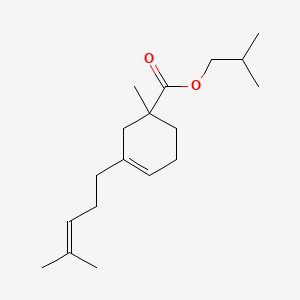 2-Methylpropyl 1-methyl-3-(4-methyl-3-pentenyl)cyclohex-3-ene-1-carboxylate