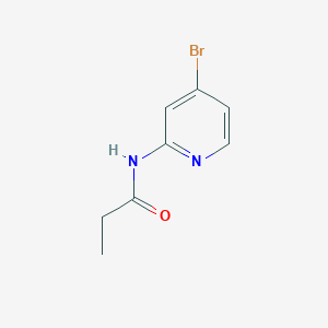 molecular formula C8H9BrN2O B1376269 N-(4-溴吡啶-2-基)丙酰胺 CAS No. 1285530-55-3