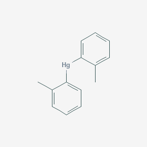 molecular formula C14H14Hg B13762759 Di-o-tolylmercury CAS No. 616-99-9