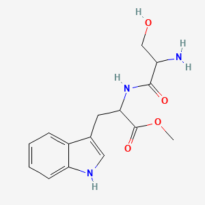 molecular formula C15H19N3O4 B13762811 Methyl N-L-seryl-L-tryptophanate CAS No. 58537-76-1