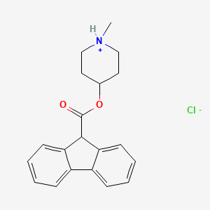 4-(N-Methylpiperidyl)-9-fluorenecarboxylate hydrochloride