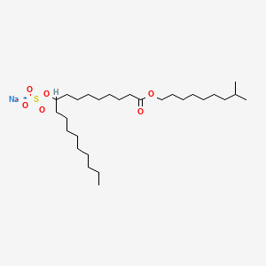 Sodium (8-methylnonyl) 9-(sulfooxy)stearate