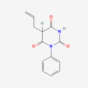 molecular formula C13H12N2O3 B13762876 5-Allyl-1-phenylbarbituric acid CAS No. 786-56-1