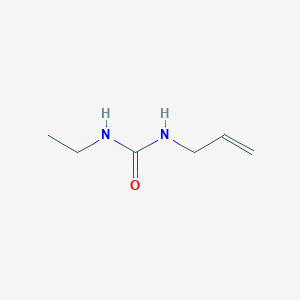 molecular formula C6H12N2O B13762907 1-Ethyl-3-prop-2-enylurea CAS No. 89607-21-6