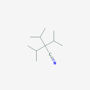 3-Methyl-2,2-di(propan-2-yl)butanenitrile