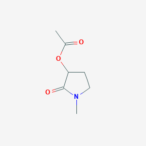 1-Methyl-2-oxopyrrolidin-3-yl acetate