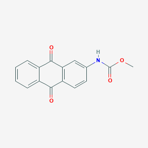 molecular formula C16H11NO4 B13762986 methyl N-(9,10-dioxoanthracen-2-yl)carbamate CAS No. 6937-79-7