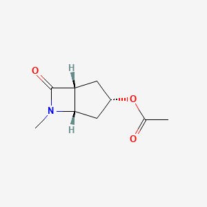 (1R,3S,5S)-6-Methyl-7-oxo-6-azabicyclo[3.2.0]heptan-3-yl acetate