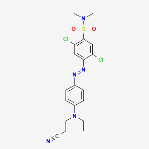 Benzenesulfonamide, 2,5-dichloro-4-[[4-[(2-cyanoethyl)ethylamino]phenyl]azo]-N,N-dimethyl-