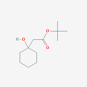 molecular formula C12H22O3 B13763021 Tert-butyl 2-(1-hydroxycyclohexyl)acetate CAS No. 5292-13-7