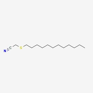 molecular formula C14H27NS B13763026 (Dodecylthio)acetonitrile CAS No. 51956-42-4