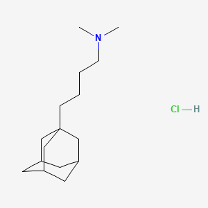 Adamantane, 1-(4-dimethylaminobutyl)-, hydrochloride