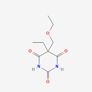 molecular formula C9H14N2O4 B13763100 Barbituric acid, 5-(ethoxymethyl)-5-ethyl- CAS No. 66941-27-3