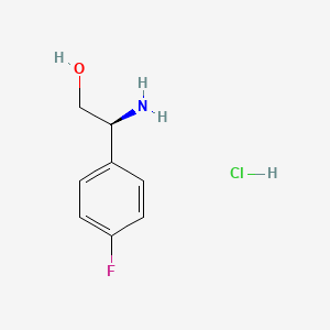 molecular formula C8H11ClFNO B1376312 (S)-2-Amino-2-(4-fluorophenyl)ethanol hydrochloride CAS No. 1269773-21-8
