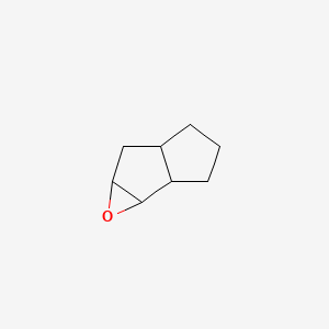 molecular formula C8H12O B13763124 1,2-Epoxyoctahydropentalene CAS No. 6567-98-2