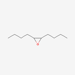 molecular formula C10H20O B13763163 2,3-Dibutyloxirane CAS No. 53248-86-5