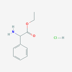 B137633 Ethyl 2-amino-2-phenylacetate hydrochloride CAS No. 879-48-1