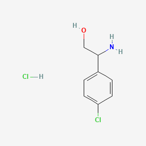 B1376345 2-Amino-2-(4-chlorophenyl)ethan-1-ol hydrochloride CAS No. 1432682-01-3