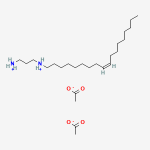 (Z)-1-(Octadec-9-enylammonio)propane-3-ammonium diacetate