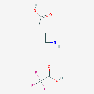 3-Azetidineacetic acid trifluoroacetate