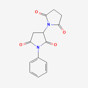 1'-Phenyl(1,3'-bipyrrolidine)-2,2',5,5'-tetrone