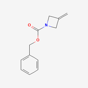 molecular formula C12H13NO2 B1376359 苯甲基 3-亚甲基氮杂环丁烷-1-甲酸酯 CAS No. 934664-23-0