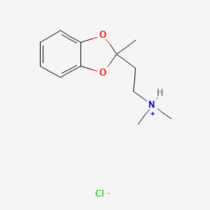 2-(2-(Dimethylamino)ethyl)-2-methyl-1,3-benzodioxole hydrochloride