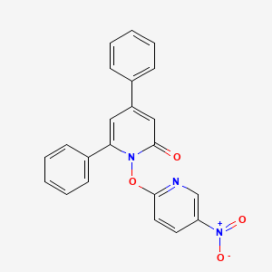 1-(5-Nitro-2-pyridyloxy)-4,6-diphenyl-2-pyridone