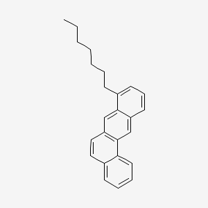 BENZ(a)ANTHRACENE, 8-HEPTYL-