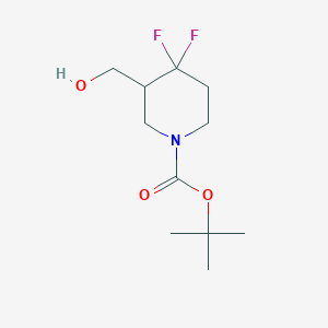 Tert-butyl 4,4-difluoro-3-(hydroxymethyl)piperidine-1-carboxylate