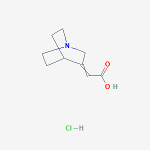 Quinuclidin-3-ylidene acetic acid hydrochloride
