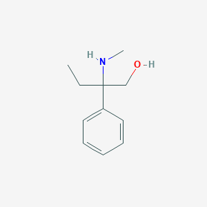 molecular formula C11H17NO B137639 2-Methylamino-2-phenylbutanol CAS No. 78483-47-3