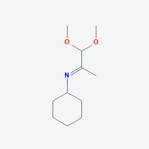 N-(2,2-dimethoxy-1-methylethylidene)cyclohexaneamine