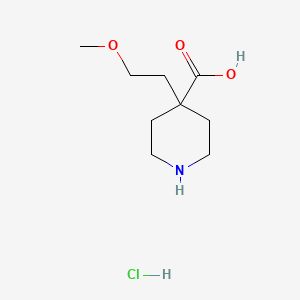 4-(2-Methoxyethyl)piperidine-4-carboxylic acid hydrochloride