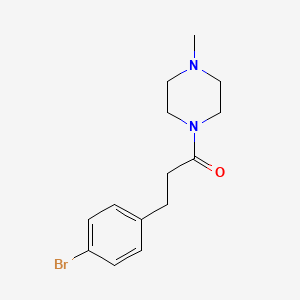 3-(4-Bromophenyl)-1-(4-methylpiperazin-1-yl)propan-1-one