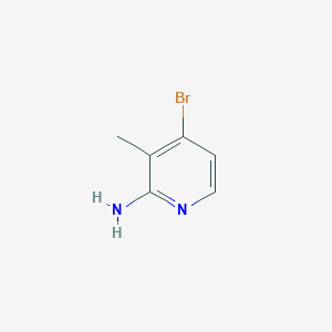 molecular formula C6H7BrN2 B1376421 4-Bromo-3-methylpyridin-2-amine CAS No. 1227586-05-1