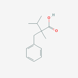 molecular formula C13H18O2 B1376436 2-Benzyl-2,3-dimethylbutanoic acid CAS No. 908104-80-3
