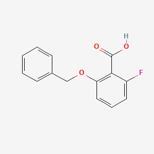molecular formula C14H11FO3 B1376440 2-Benzyloxy-6-fluorobenzoic acid CAS No. 941608-36-2