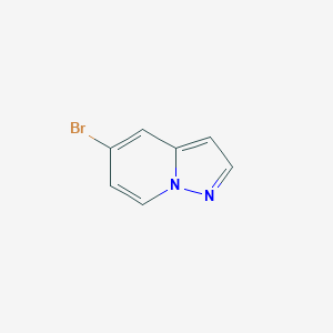 molecular formula C7H5BrN2 B1376443 5-溴吡唑并[1,5-a]吡啶 CAS No. 1060812-84-1