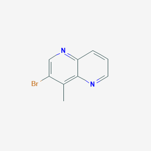 molecular formula C9H7BrN2 B1376444 3-溴-4-甲基-1,5-萘啶 CAS No. 1820666-67-8