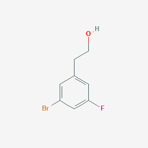 molecular formula C8H8BrFO B1376445 2-(3-Bromo-5-fluorophenyl)ethanol CAS No. 1532475-52-7